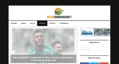 Desktop Screenshot of calciosudamericano.it