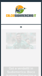 Mobile Screenshot of calciosudamericano.it